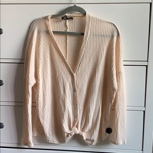 Blush waffle long sleeve. Forever 21